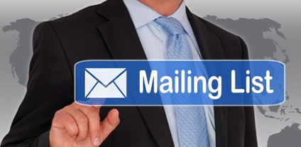 mailing lists button